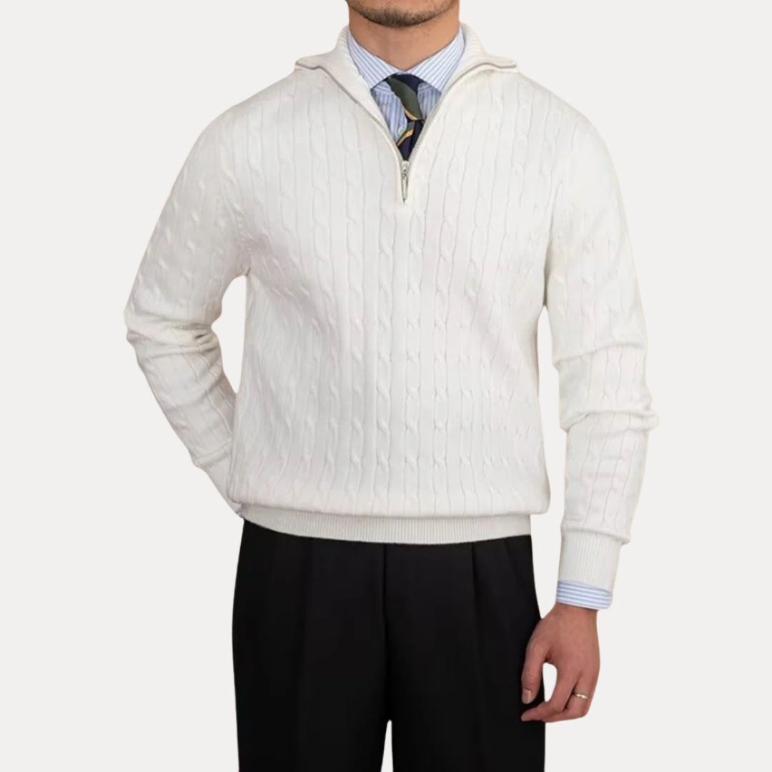 Riccardo | Maglione Uomo Treccia Elegante