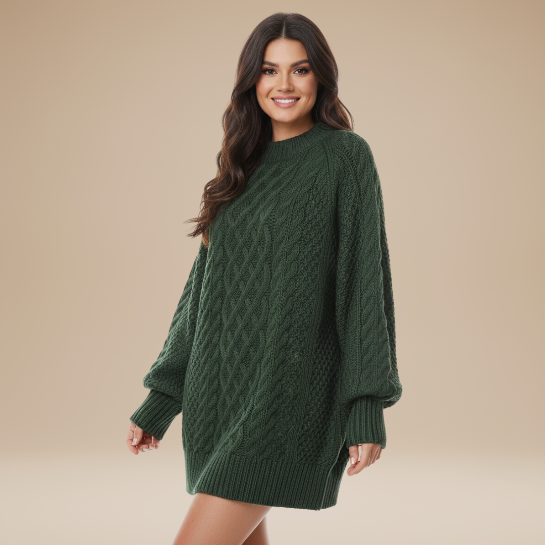 Abito Maglione Donna Oversize in Maglia