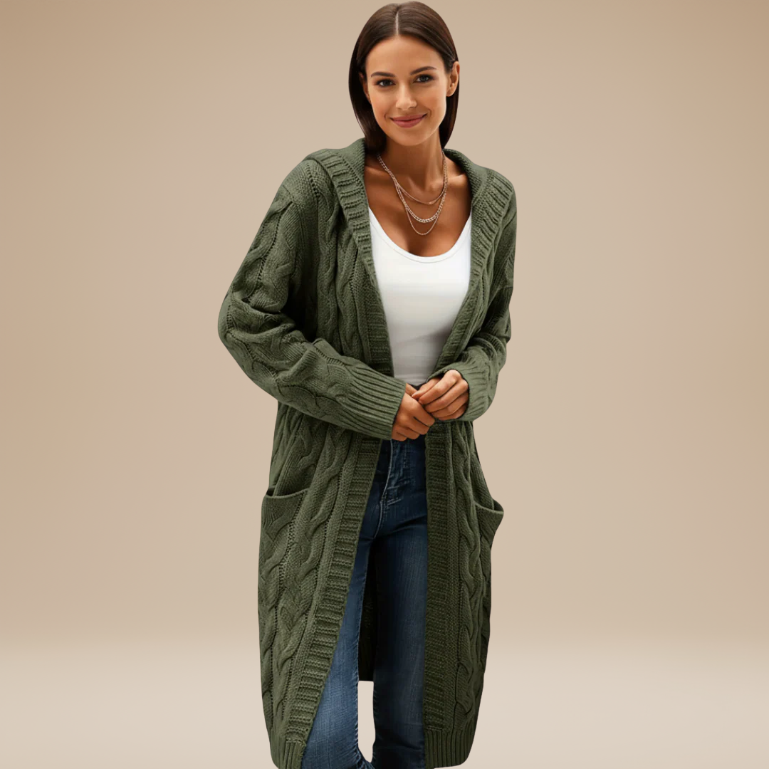 Giulia | Women's Cable Knit Cardigan