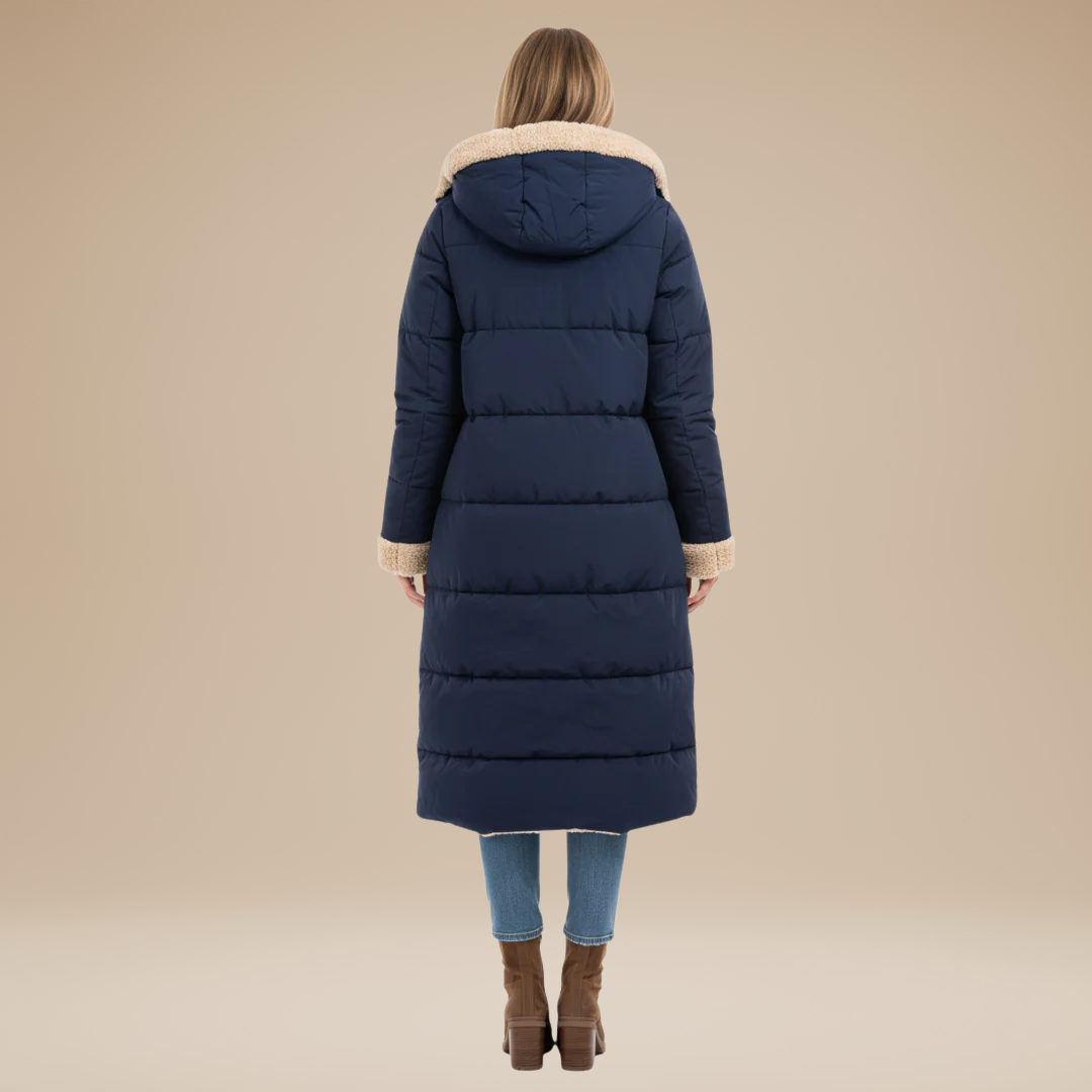 Elena | Cappotto Trapuntato Lungo da Donna