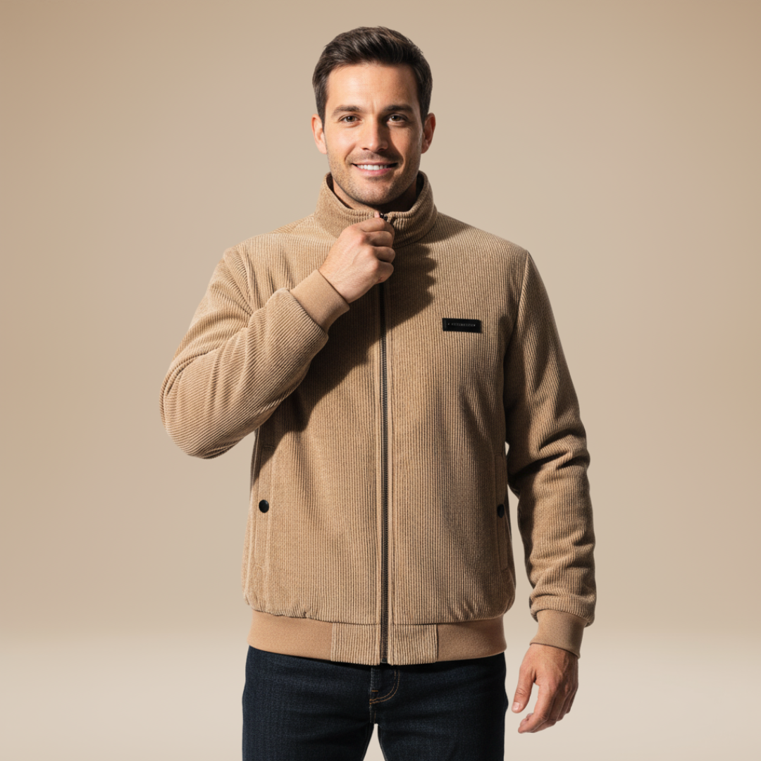 Sergio | Giacca Uomo Casual con Cerniera Frontale