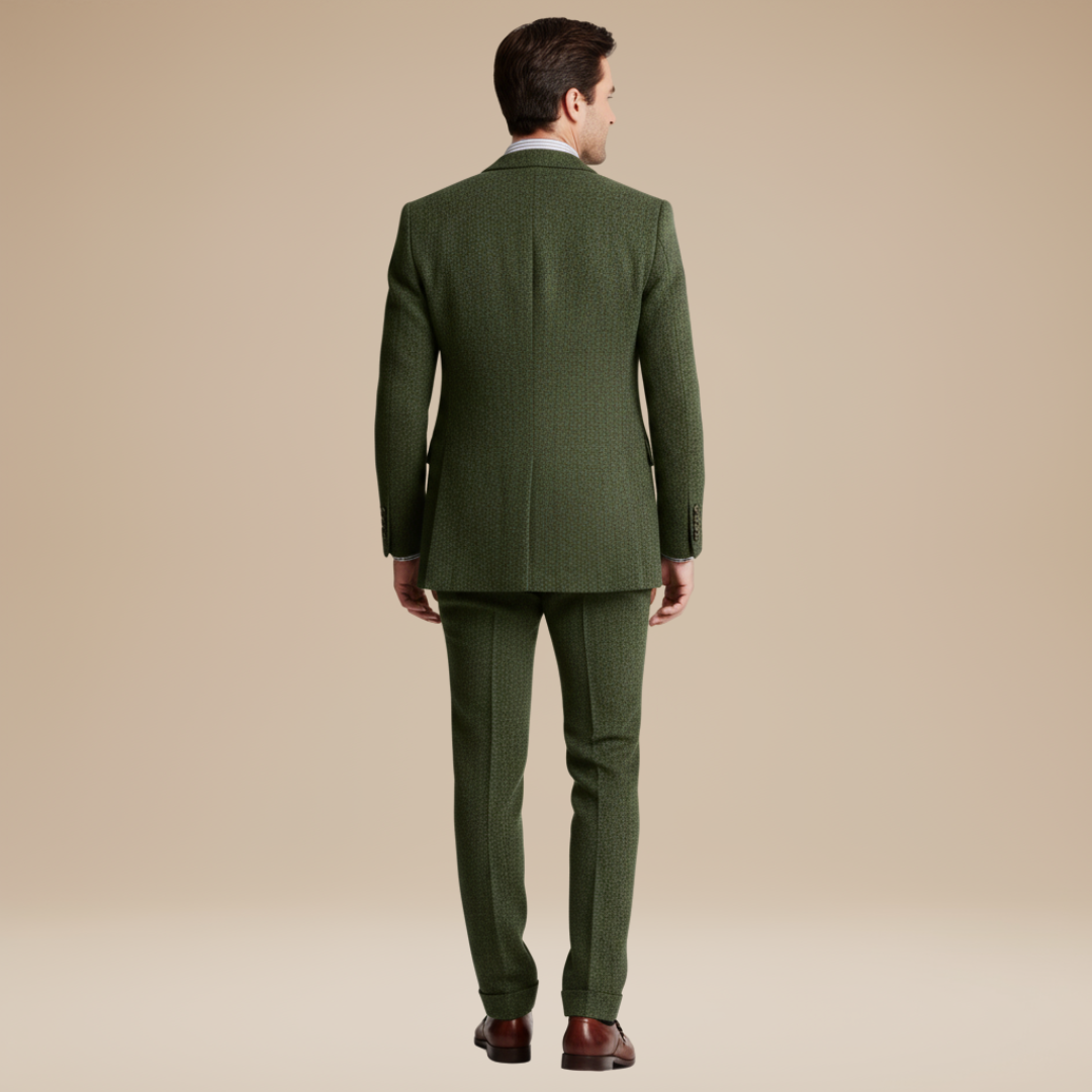 Harrison | Classic three-piece tweed suit for men