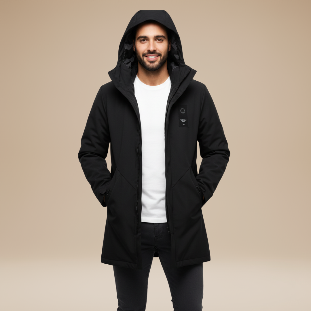 Lior | Giacca Uomo Impermeabile con Cappuccio Integrato