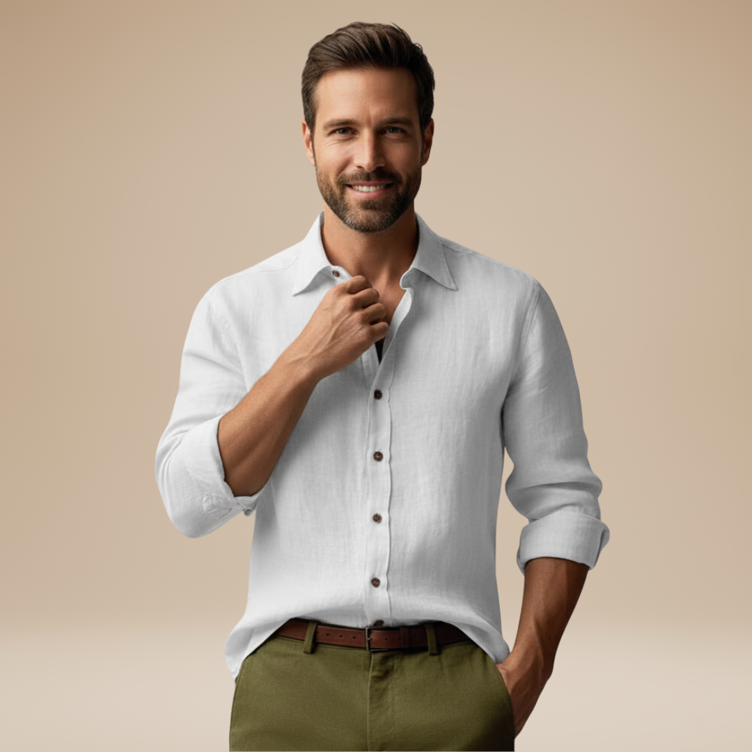 Lido | Camicia Uomo Leggera Stile Naturale e Chic