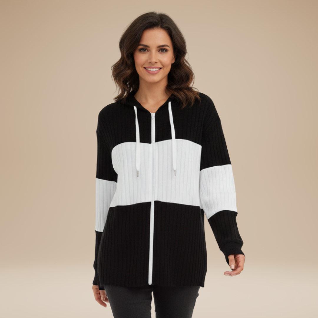 Veronica | Felpa Donna con Cappuccio e Linee Armoniose