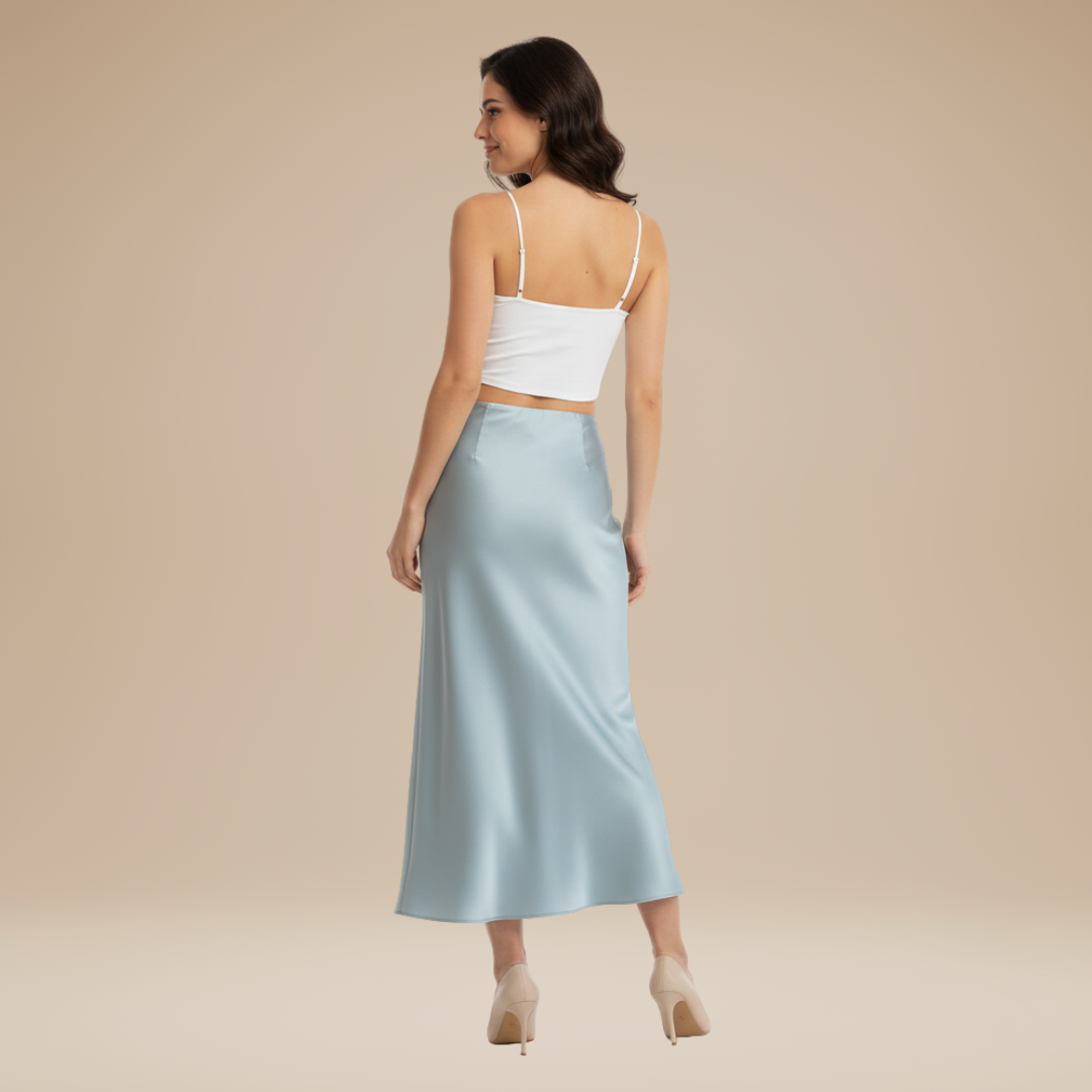 Adelina | Elegant Silky Skirt