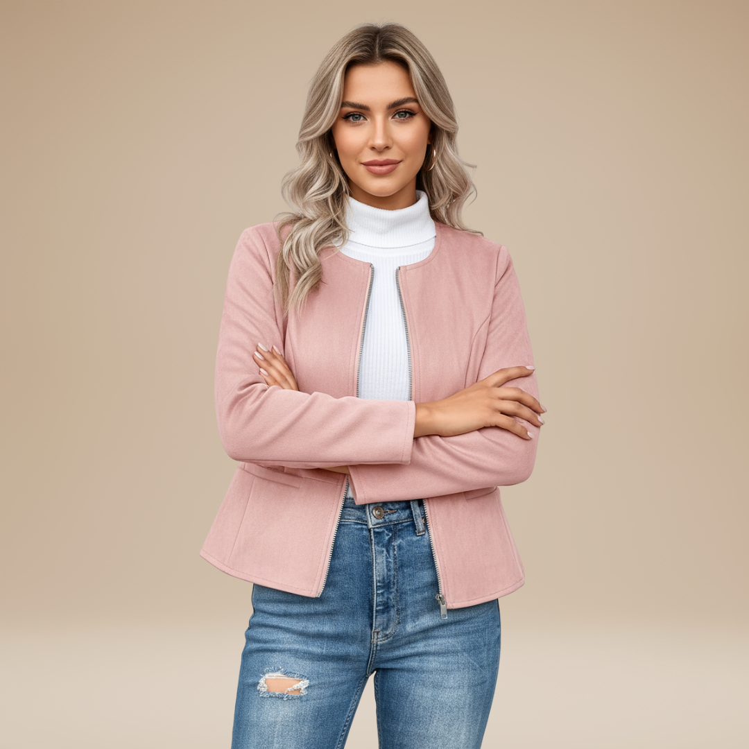 Gioia | Giacca Donna con Zip dal Design Pulito