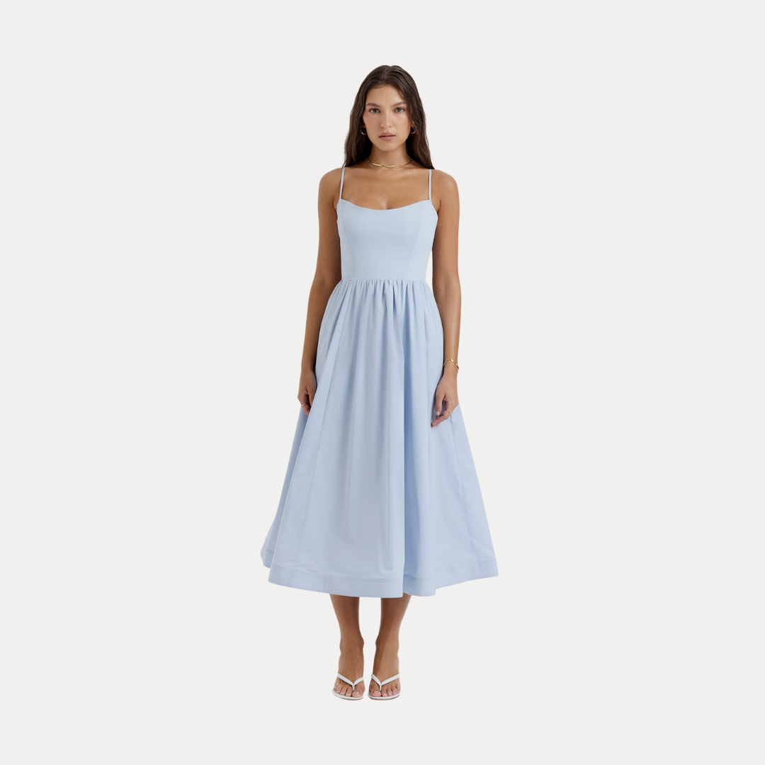 Gemma | Abito Midi con Spalline