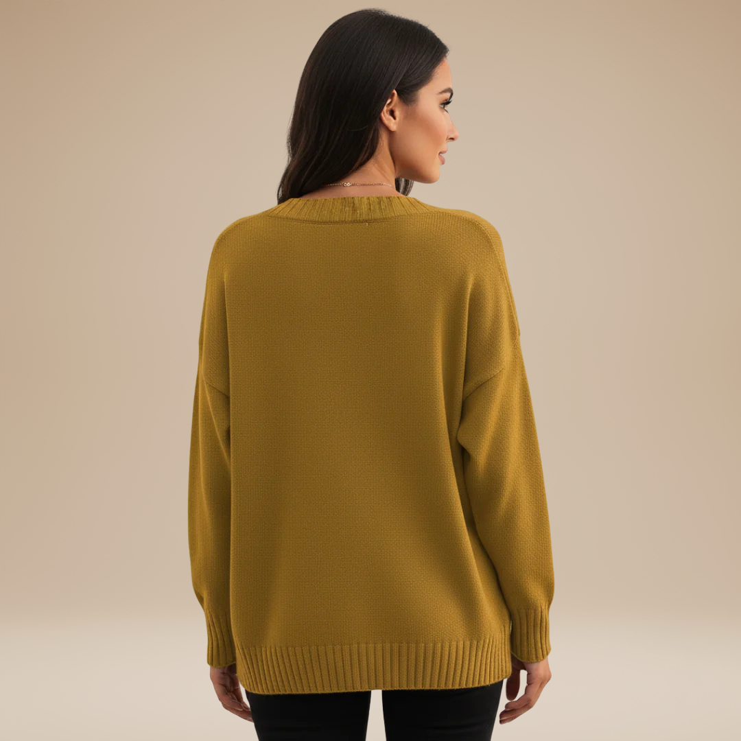 Sibilla | Deep V-Neck Sweater