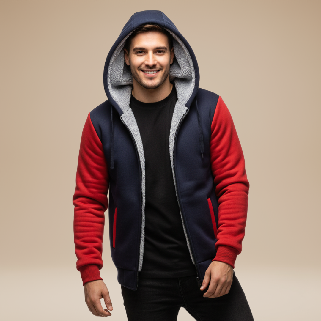 Pietro | Giacca Uomo con Cappuccio dal Comfort Avvolgente