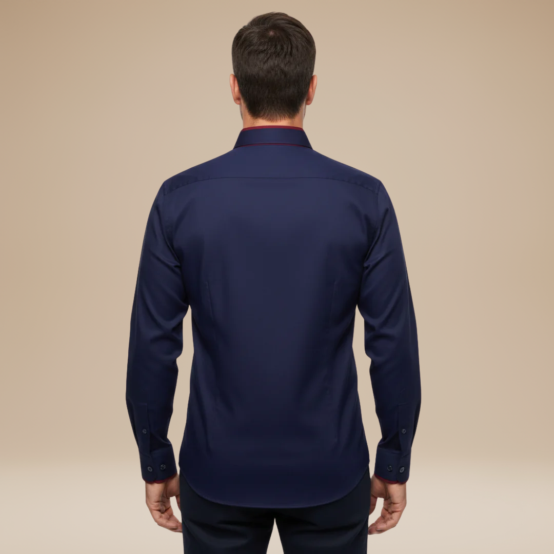 Leon | Camicia Elegante da Uomo con Dettagli a Contrasto