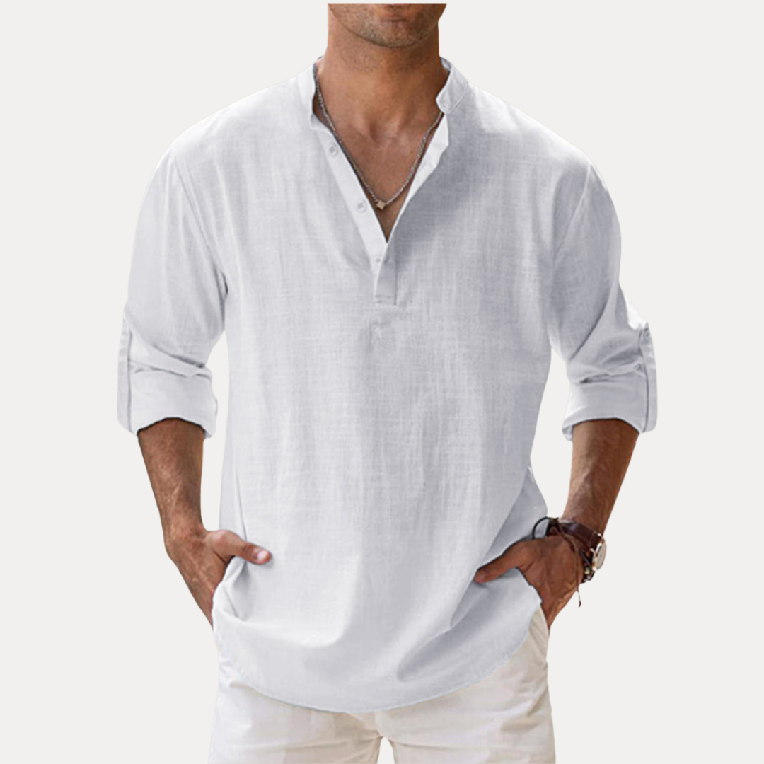 Luca | Camicia Henley da Uomo