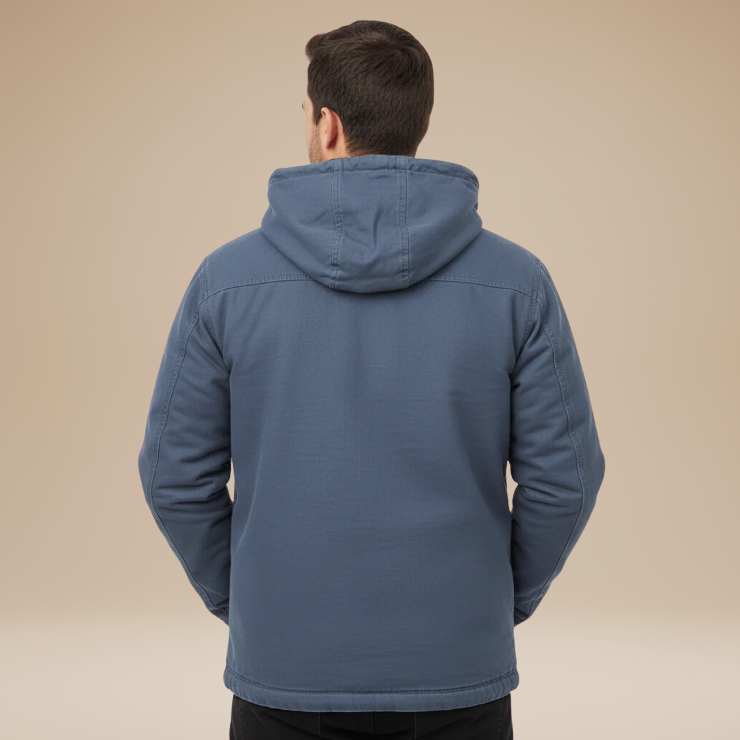 Antonio | Men's Fleece-Lined Hooded Jacket