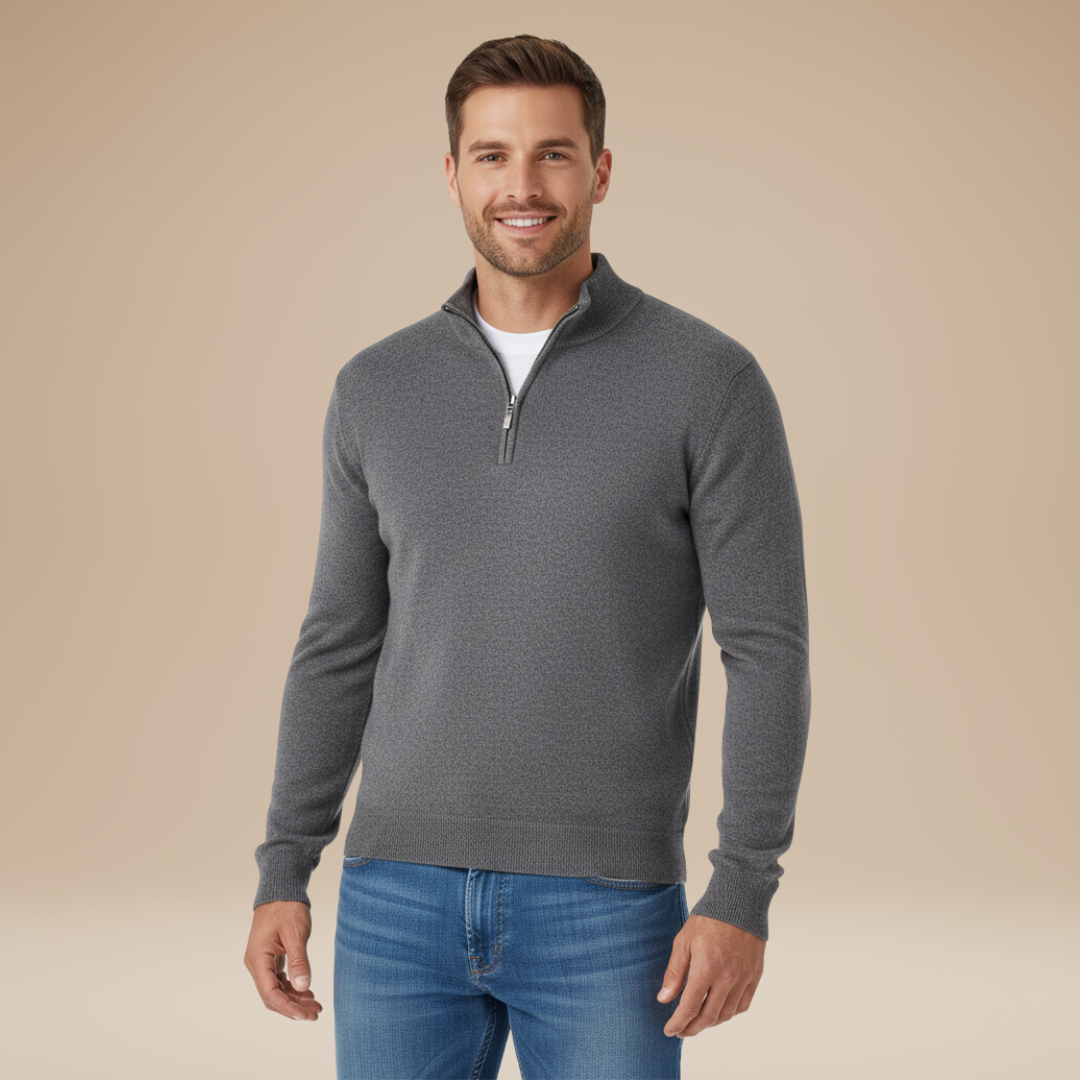 Modesto | Maglia Uomo Collo Zip Stile Essenziale