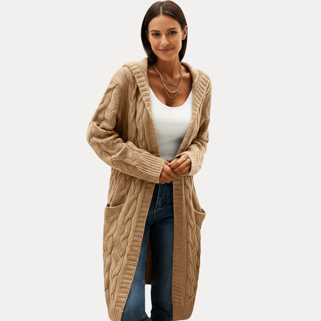 Giulia | Cardigan a Treccia Donna