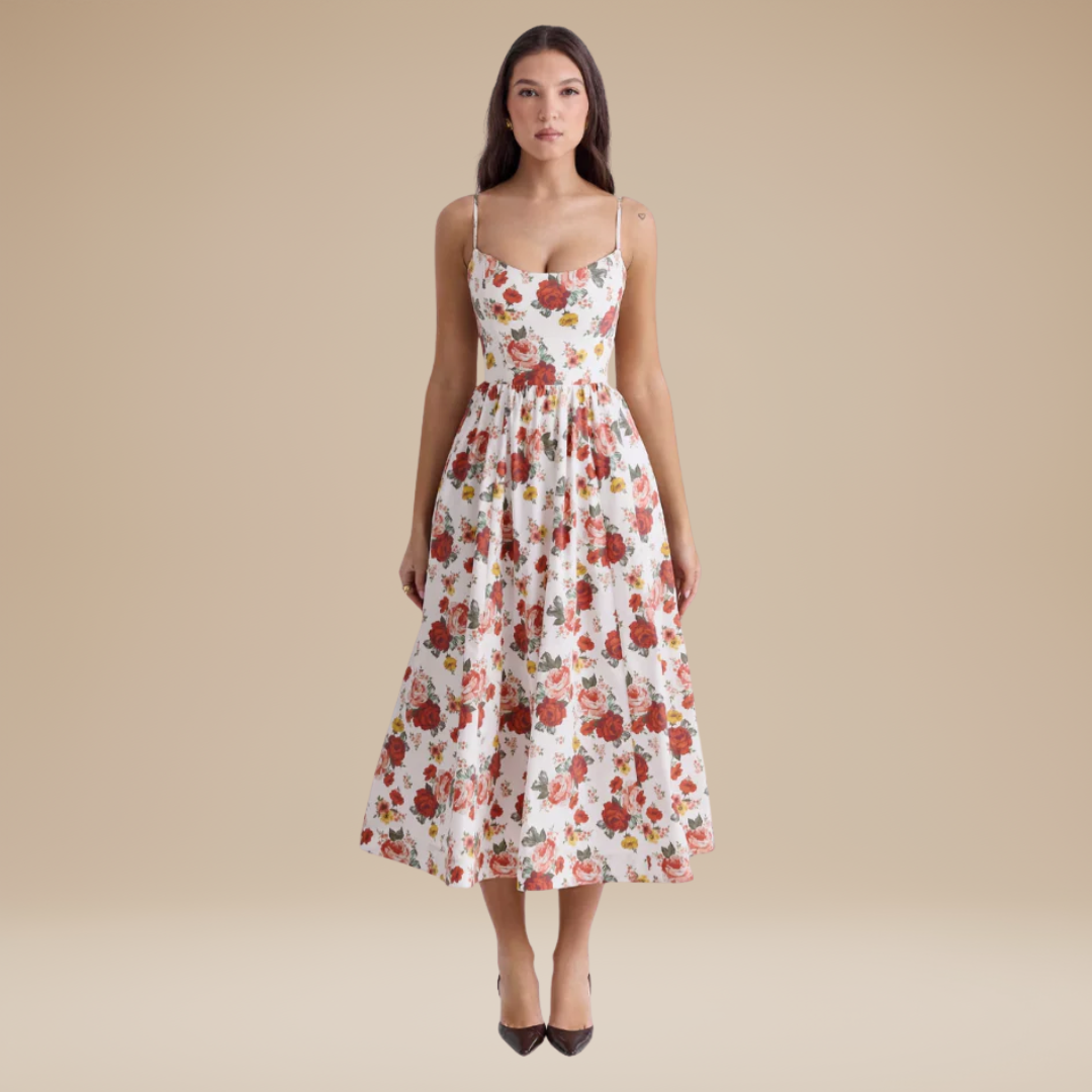 Gemma | Midi Dress with Straps