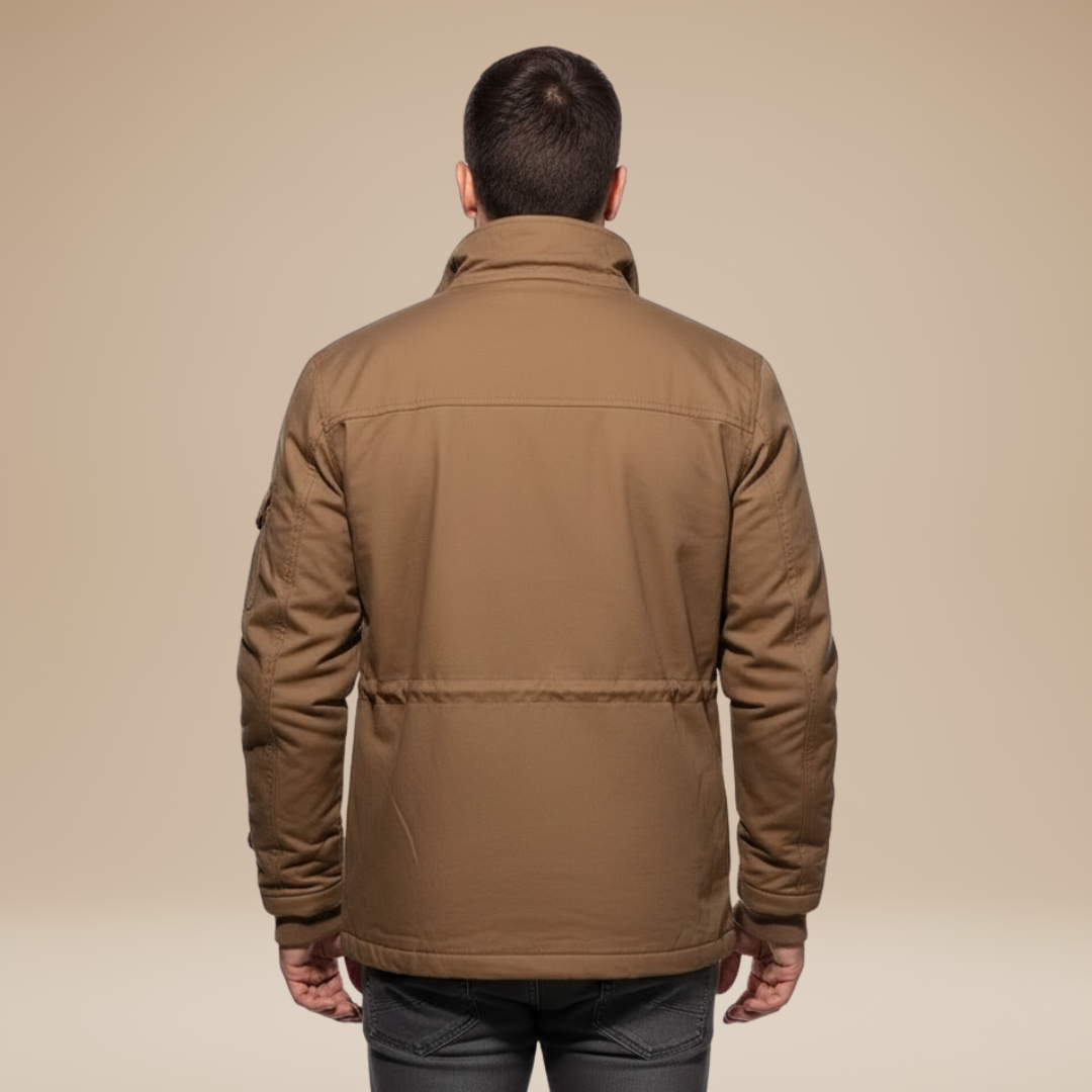 Leandro | Giacca Uomo Stile Militare con Tasche Multiple