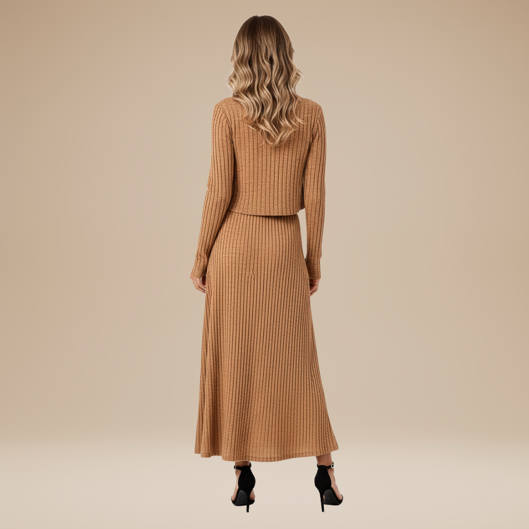 Agnola | Completo Morbido Donna a Costine Contemporaneo