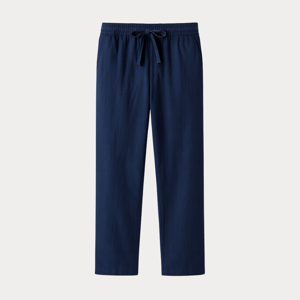 Matteo | Men's Linen-Effect Trousers