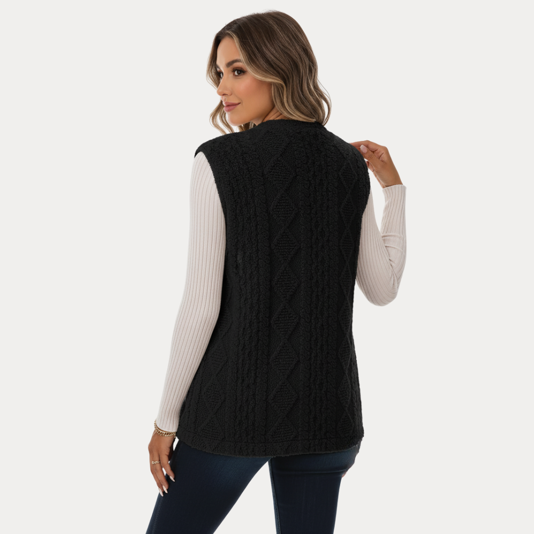 Caterina | Gilet Donna Senza Maniche Morbido