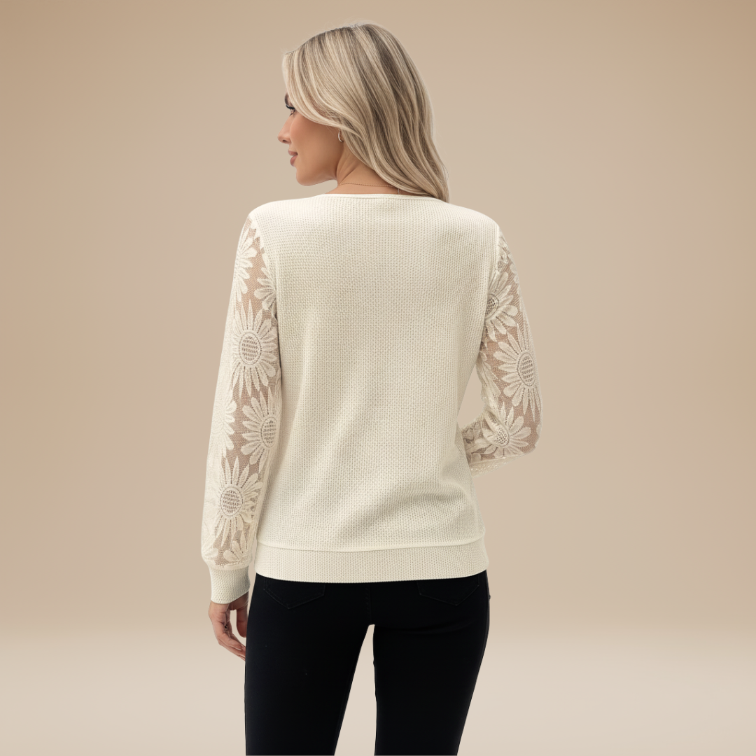 Alberta | Maglia Donna Elegante e Raffinata con Motivi Floreali