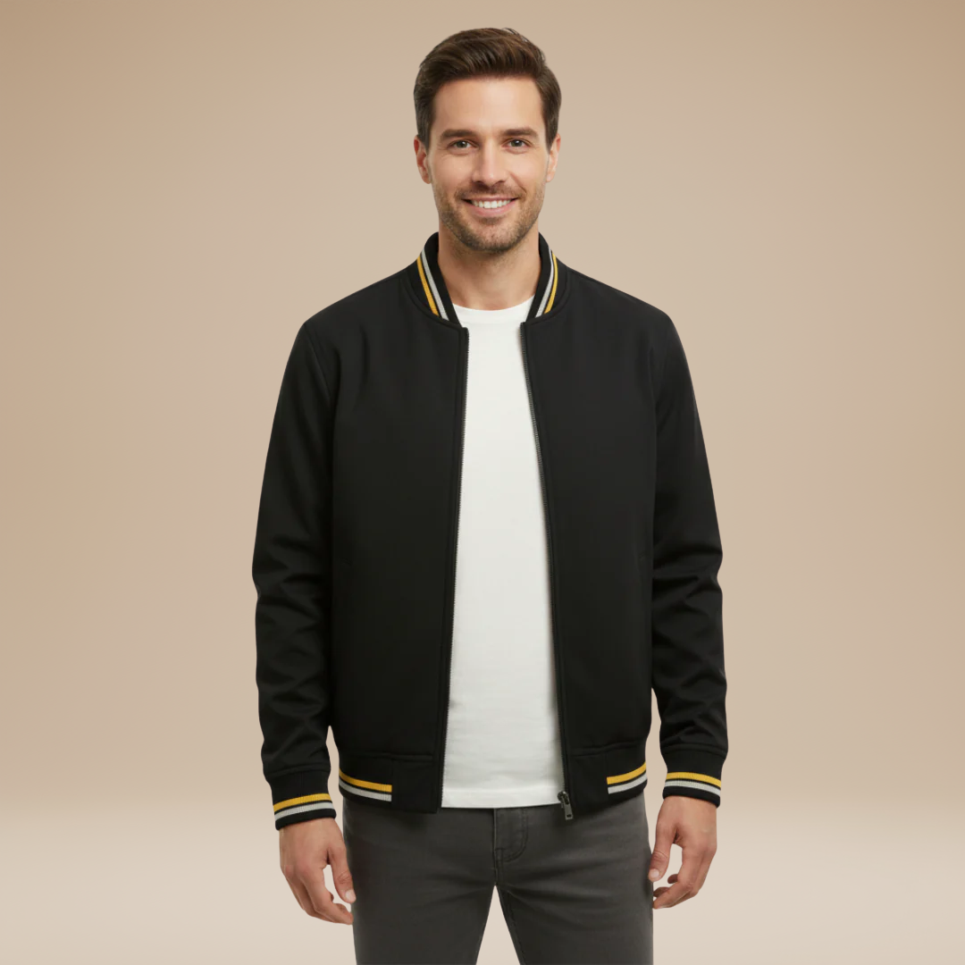 Nico | Bomber Uomo Casual con Colletto a Costine