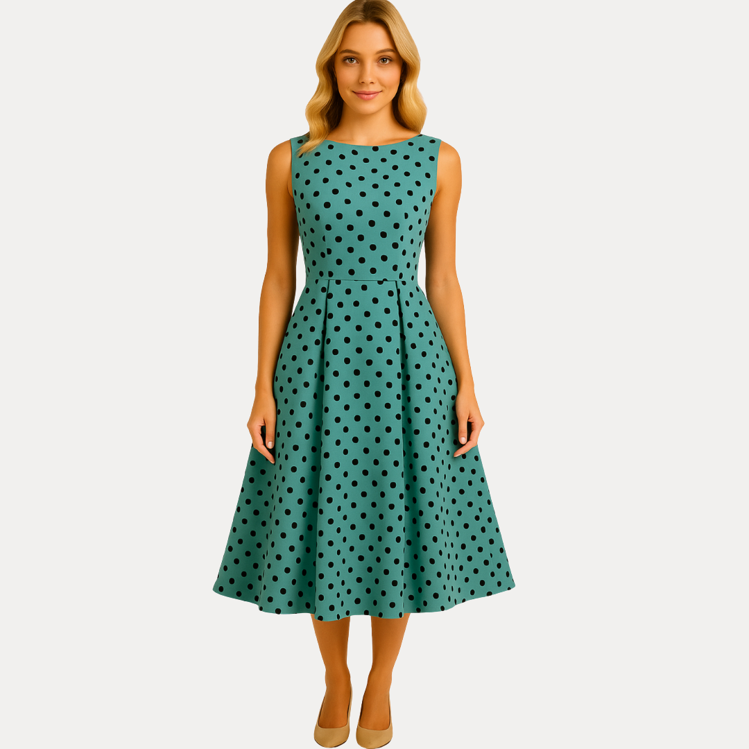 Jacinta | Abito Midi a Pois