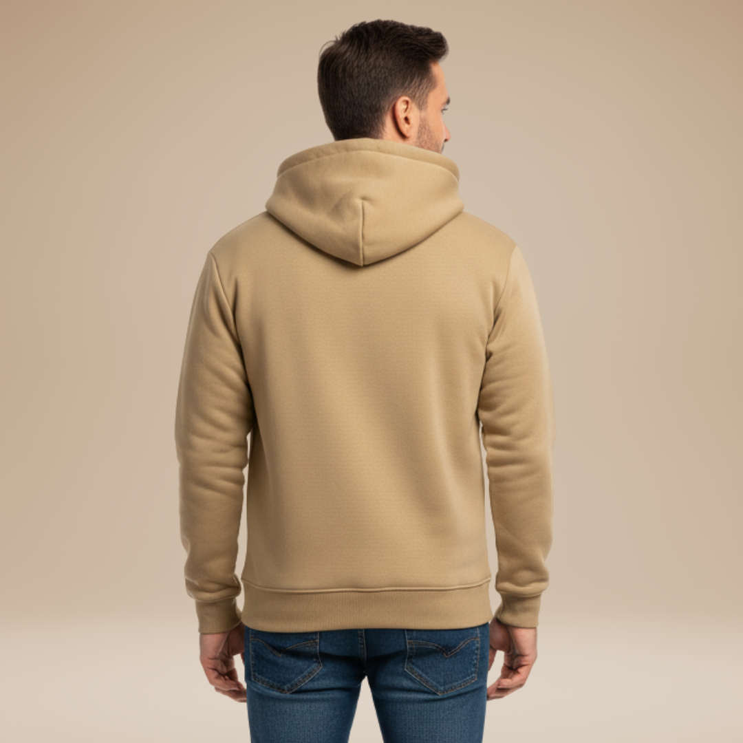 Decio | Felpa Uomo con Cappuccio e Mezza Zip Sportiva