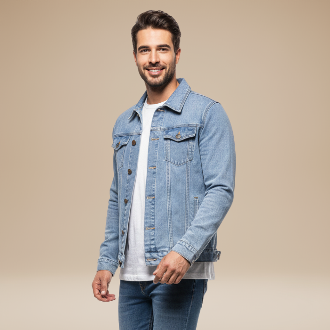 aaVincenzo | Giacca Uomo Stile Denim Iconica e Moderna
