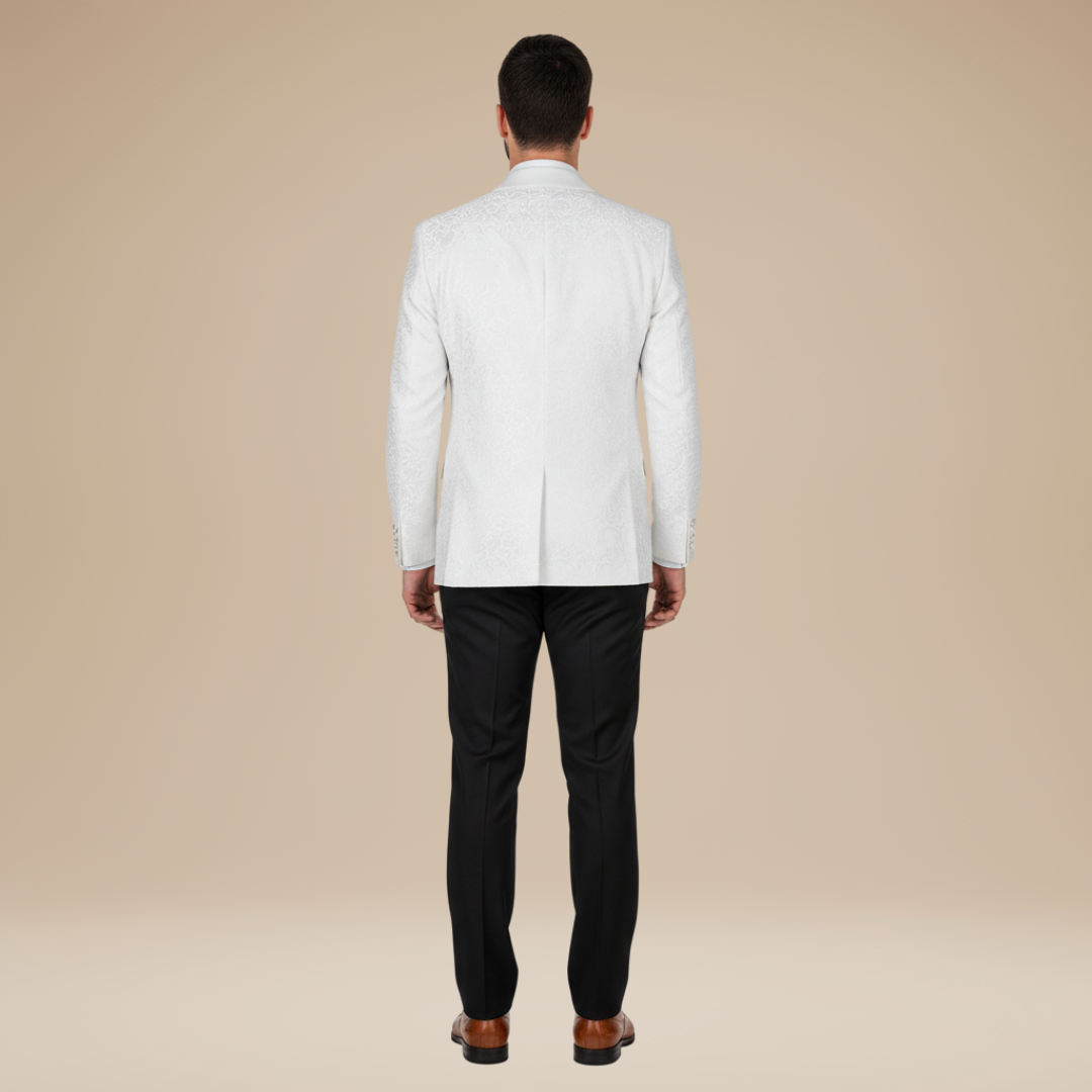 Dante | Abito Uomo 3 Pezzi con Dettagli Floreali