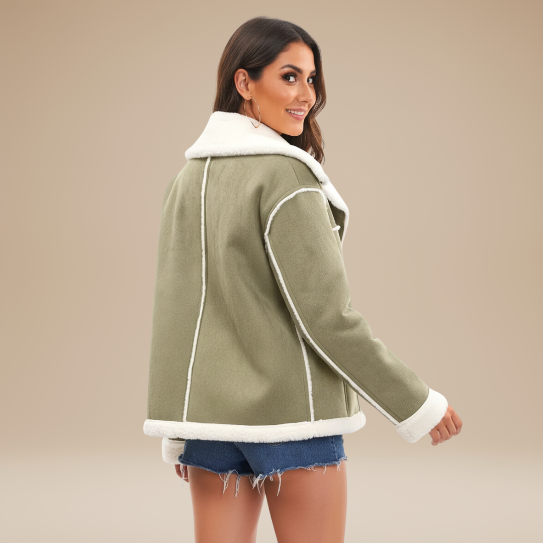 Silvia | Giacca Donna con Colletto Ampio ed Elegante