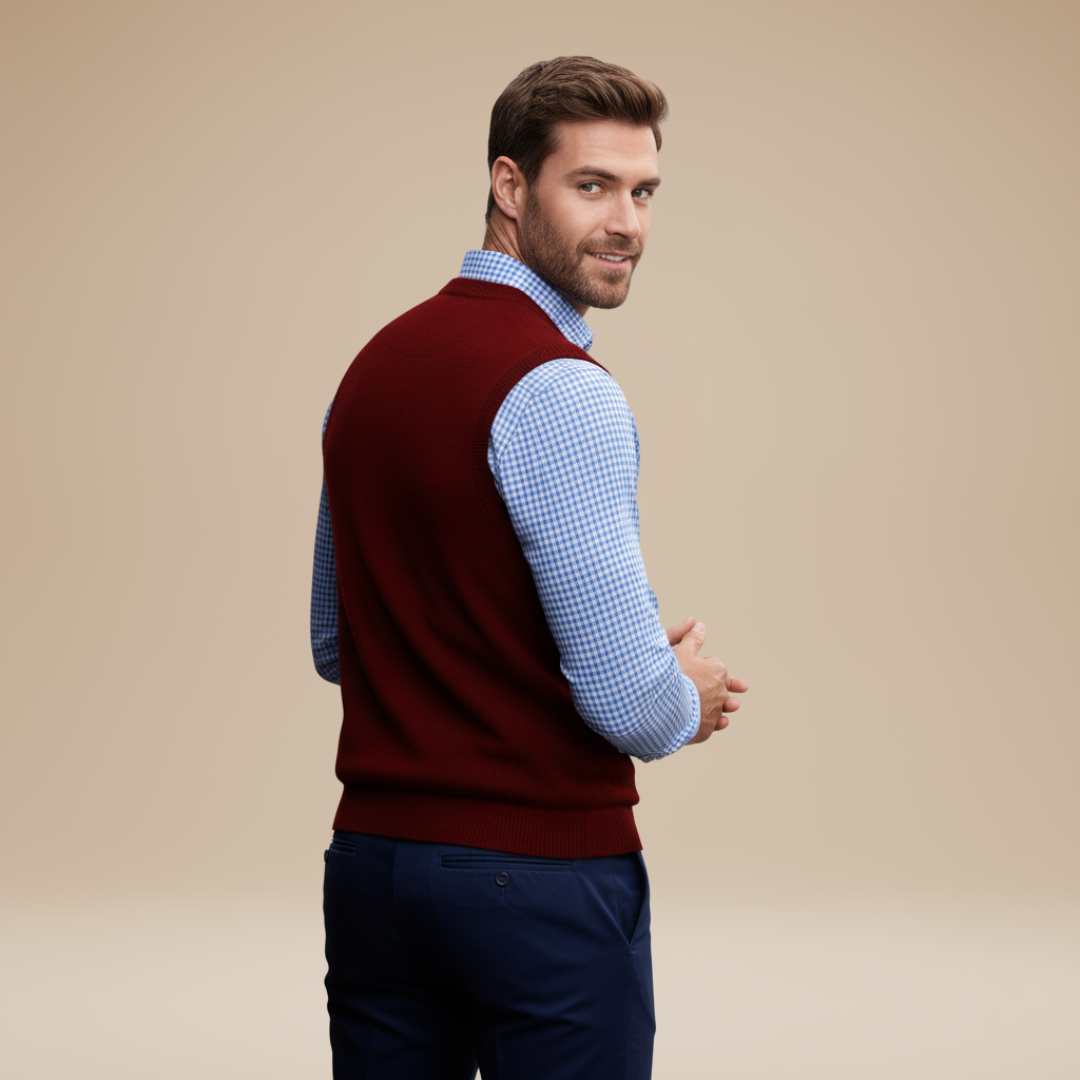 Filiberto | Gilet Uomo Elegante con Scollo a V