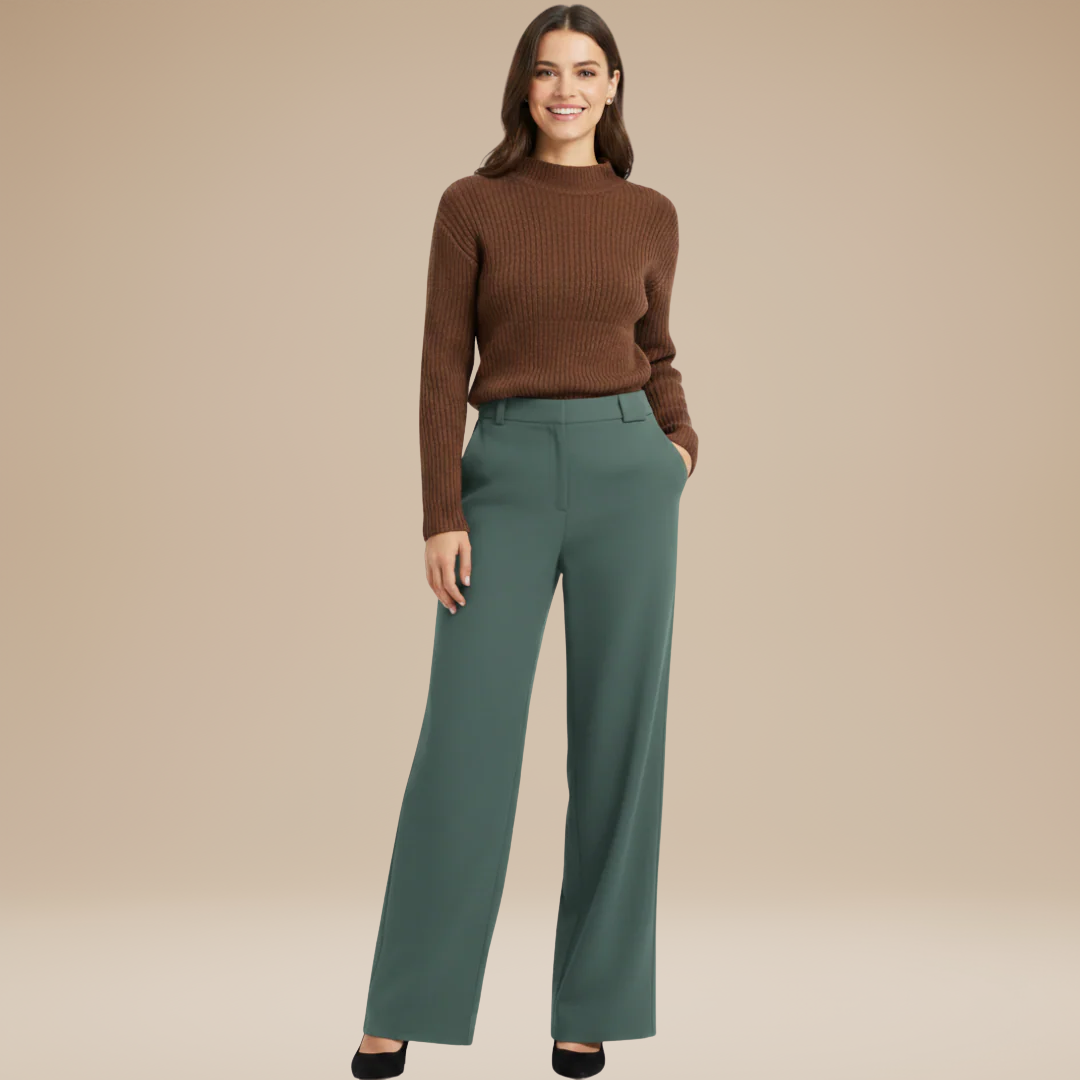Elena | Tailored Wide-Legged Trousers