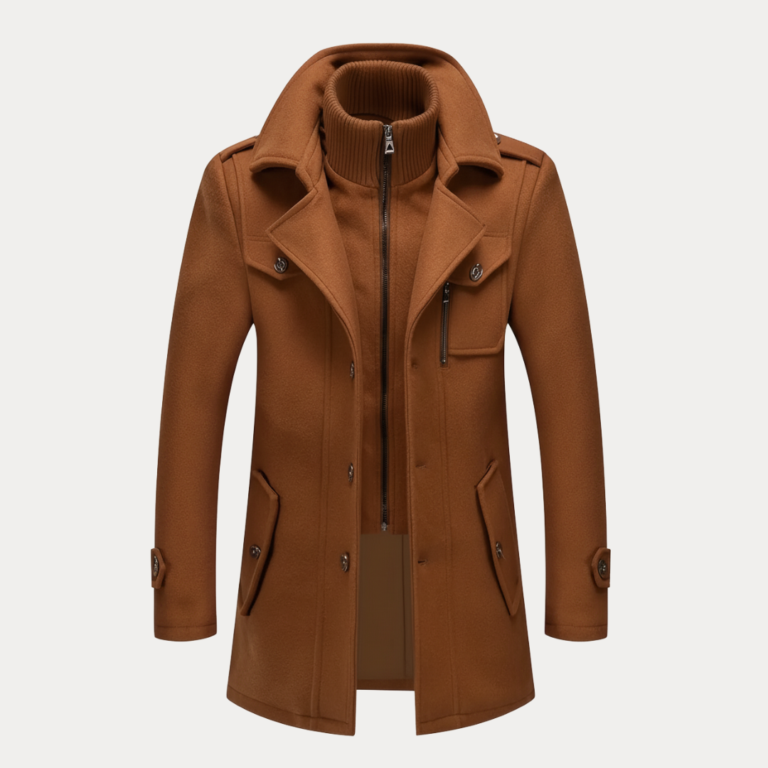 Emilio | Cappotto Uomo Doppio Strato Elegante e Caldo
