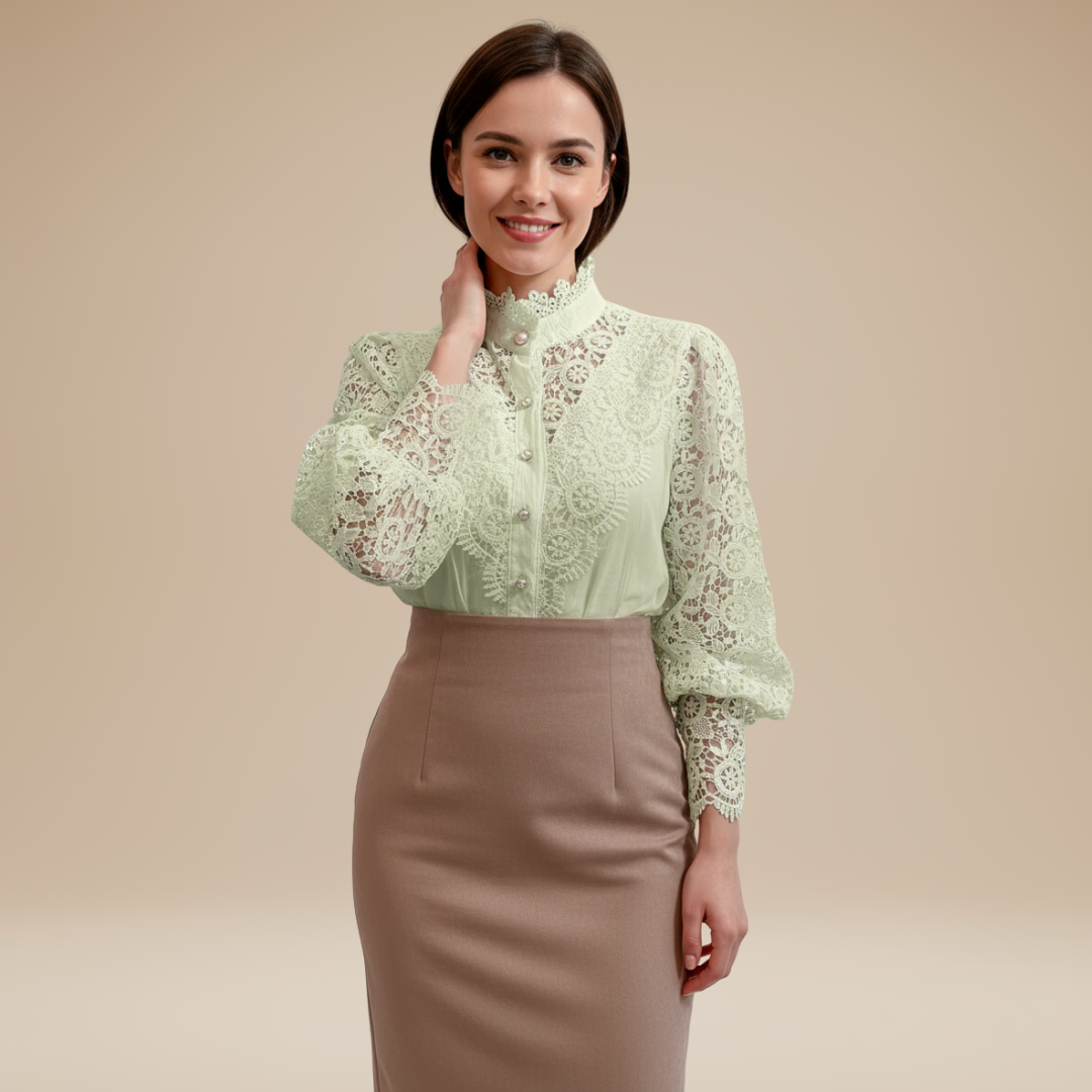 Anita | Blusa Donna Ricamata con Dettagli Intricati