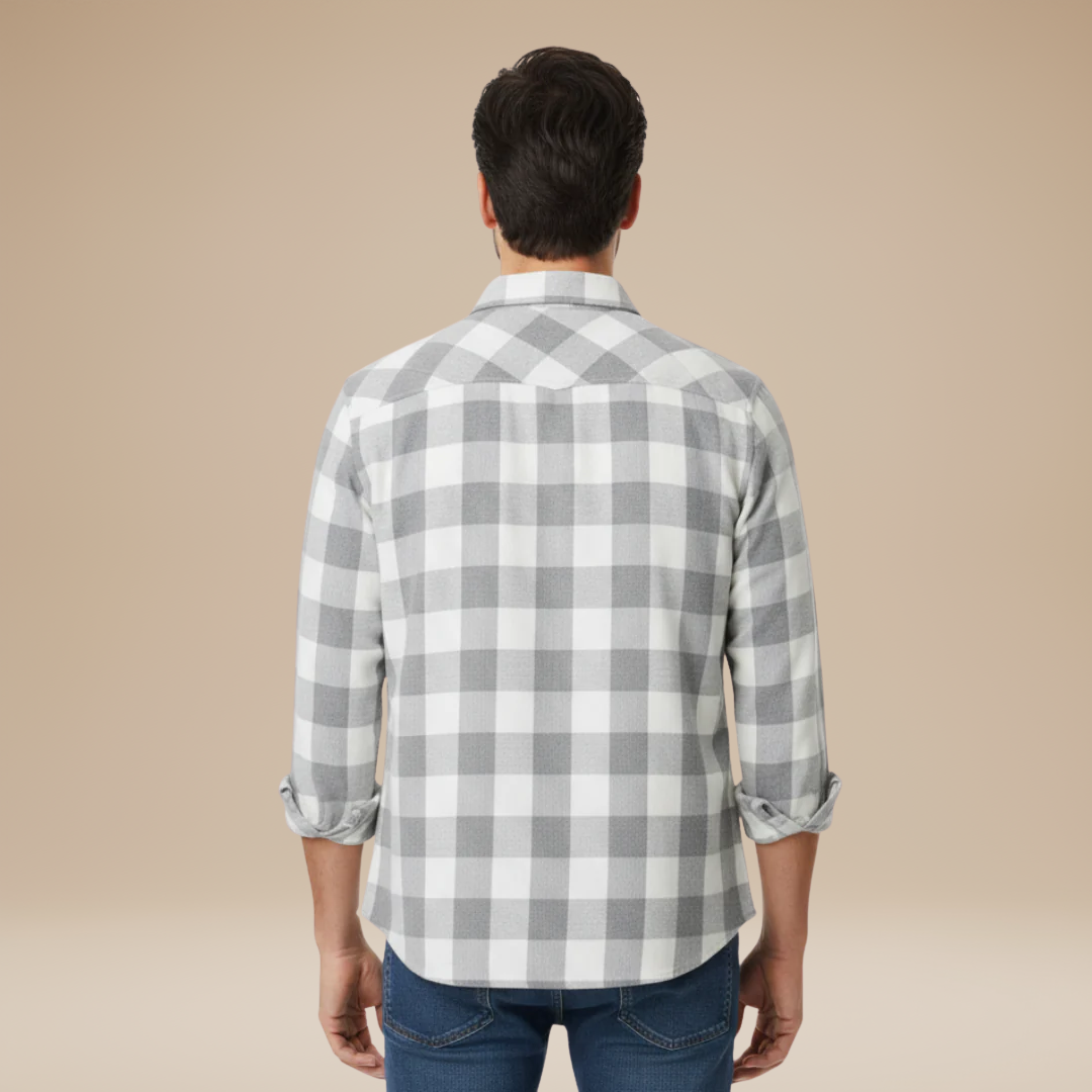 Ethan | Versatile and Modern Men's Checkered Shirt