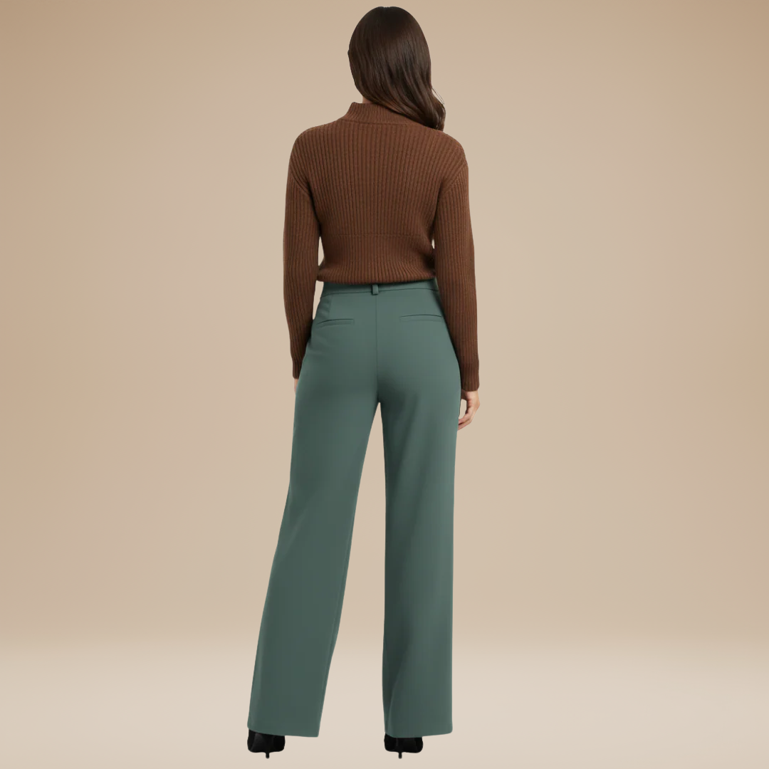 Elena | Tailored Wide-Legged Trousers