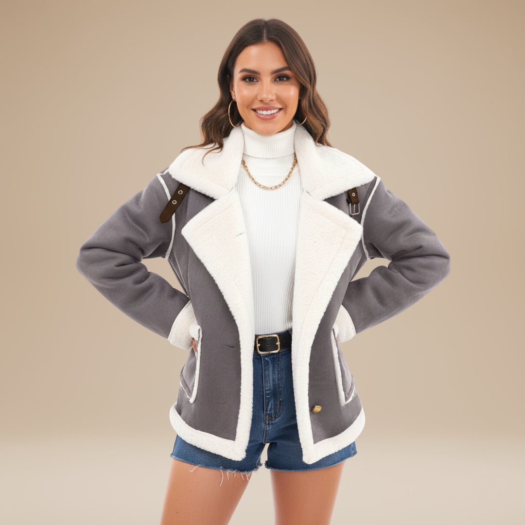 Silvia | Giacca Donna con Colletto Ampio ed Elegante