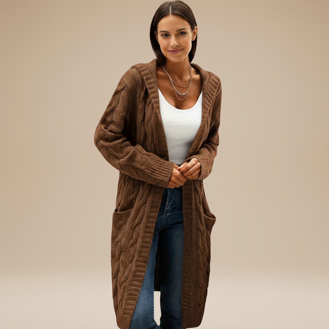 Giulia | Women's Cable Knit Cardigan