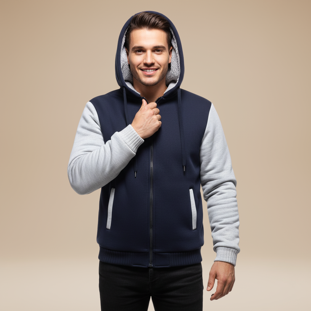 Pietro | Giacca Uomo con Cappuccio dal Comfort Avvolgente