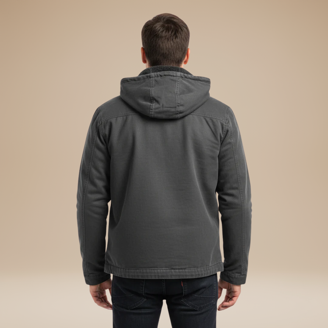 Antonio | Men's Fleece-Lined Hooded Jacket