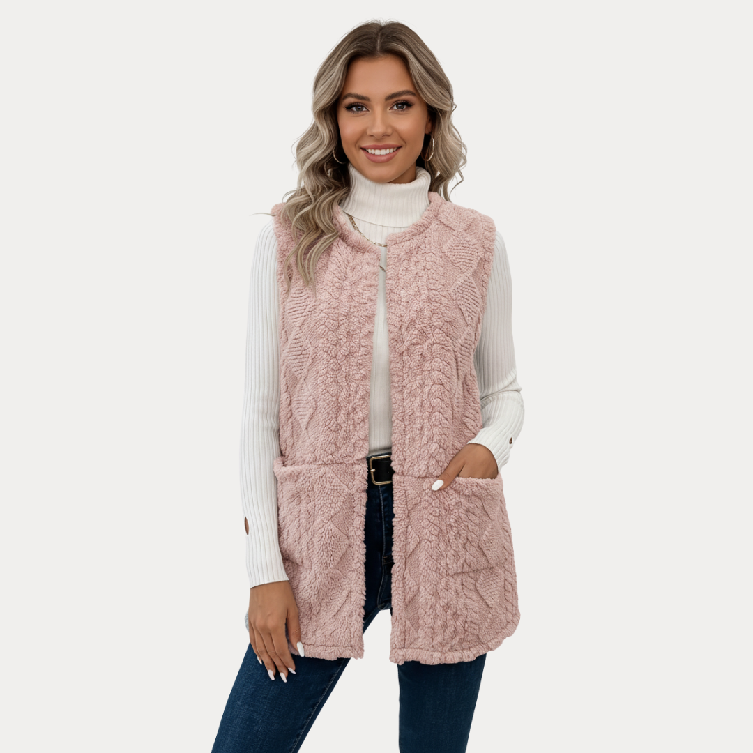 Caterina | Gilet Donna Senza Maniche Morbido