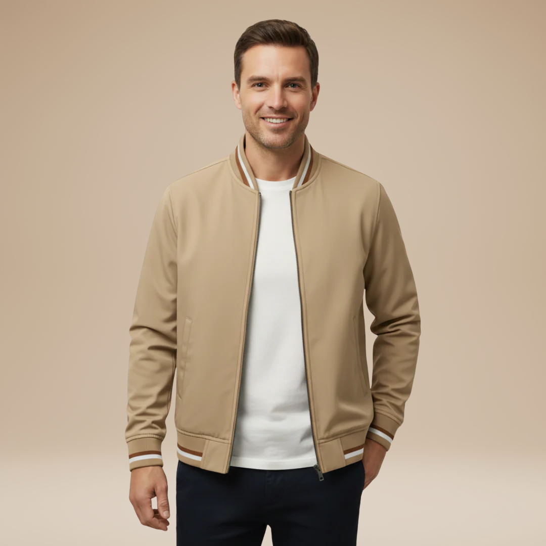 Nico | Bomber Uomo Casual con Colletto a Costine