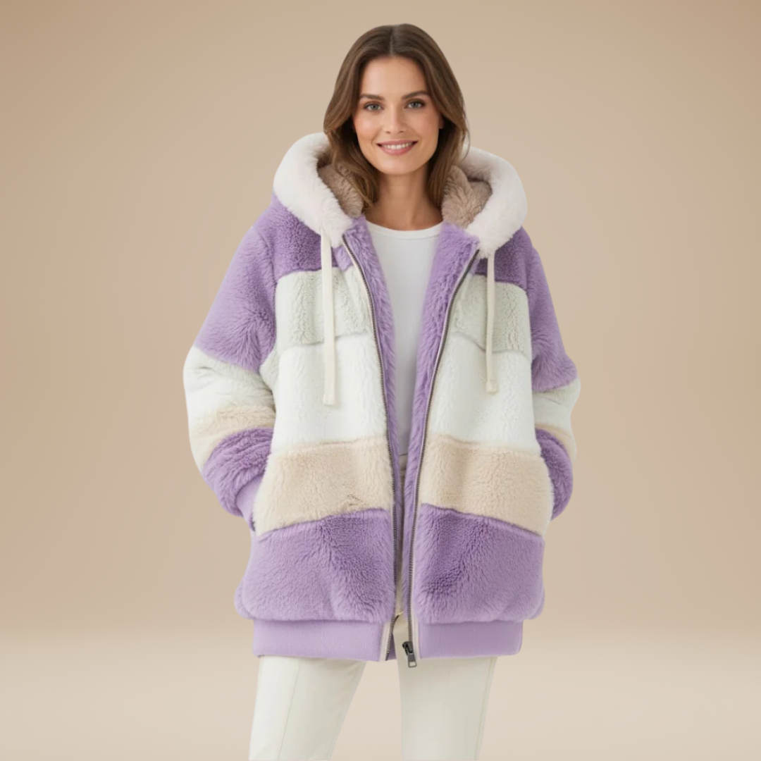 Aurora | Teddy Jacket with Hood