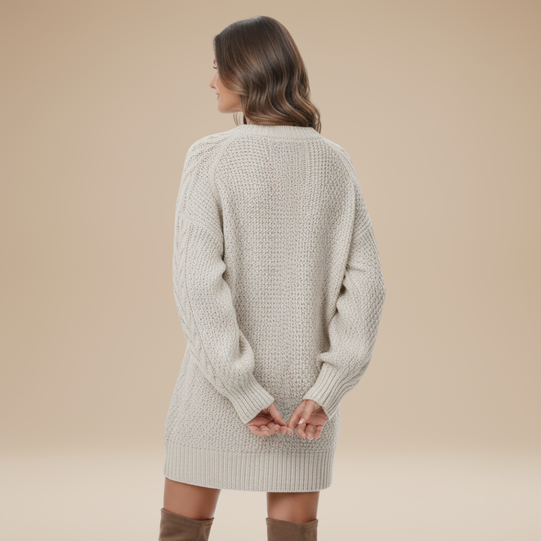 Abito Maglione Donna Oversize in Maglia