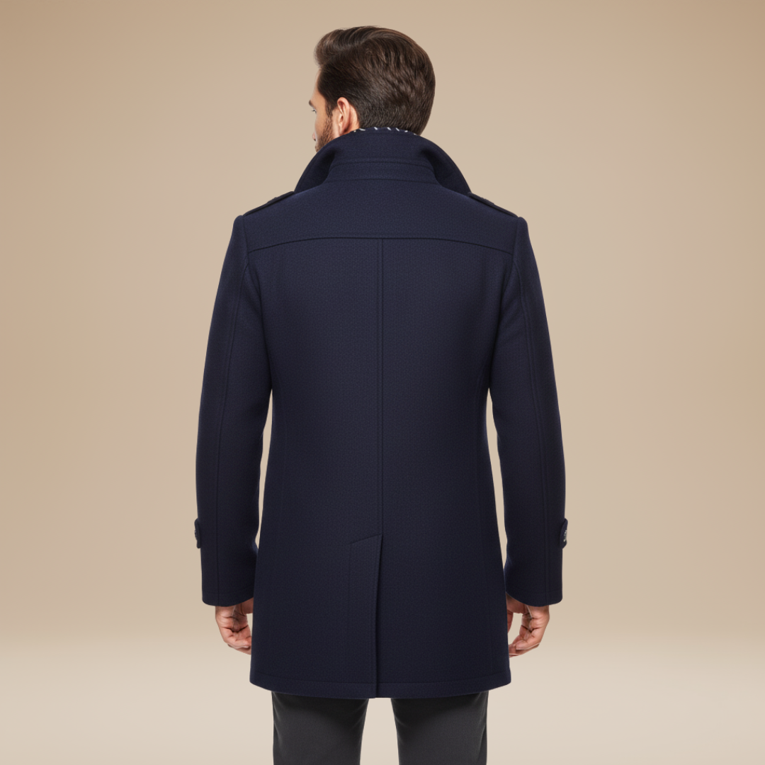 Cesare | Cappotto Uomo Elegante a Doppio Petto