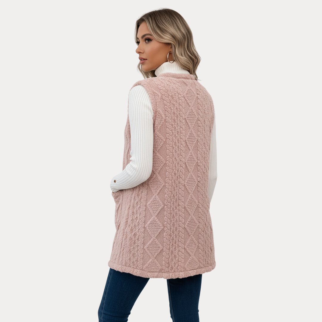 Caterina | Gilet Donna Senza Maniche Morbido