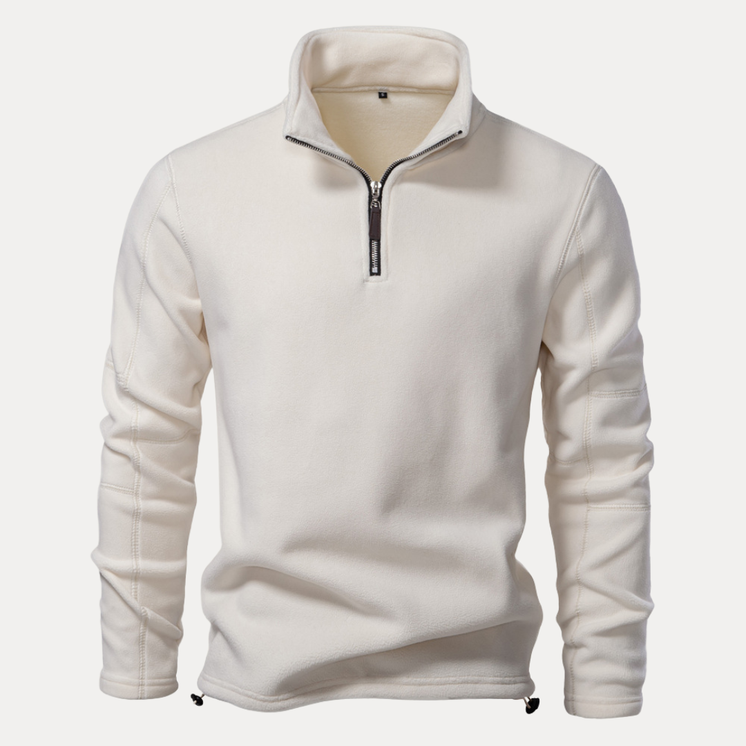 Riccardo | Maglione in Pile con Mezza Zip