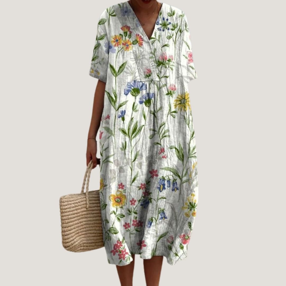 Liliana | Abito Comodo con Stile Naturale