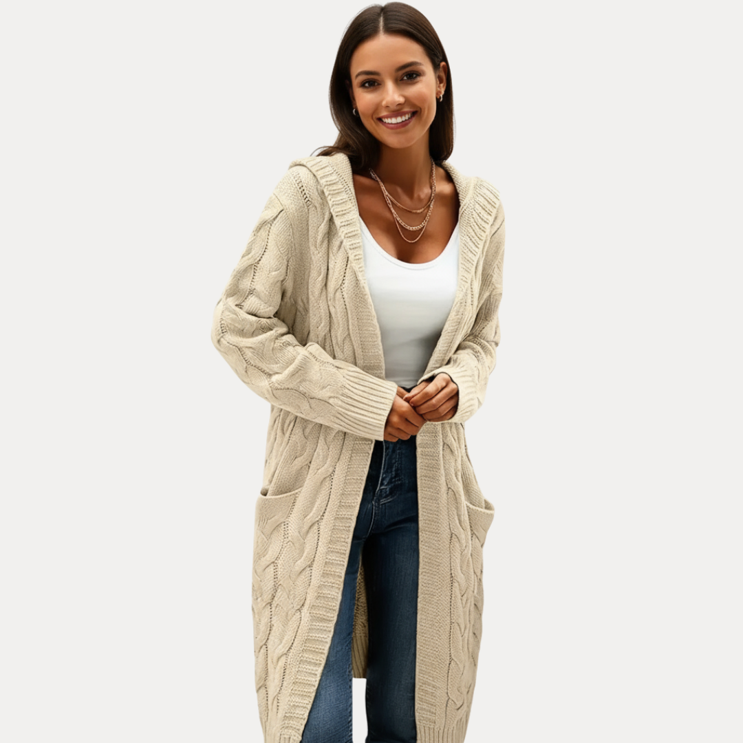Giulia | Cardigan a Treccia Donna
